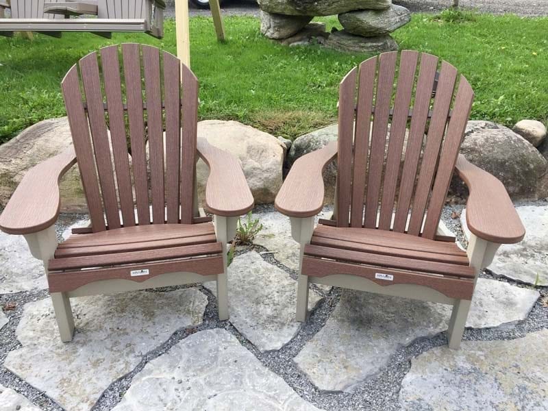 natural finished cottage chairs