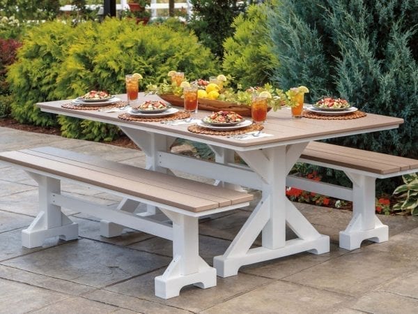 Casual Comfort Picnic Collection Harvest Table and Benches $2499