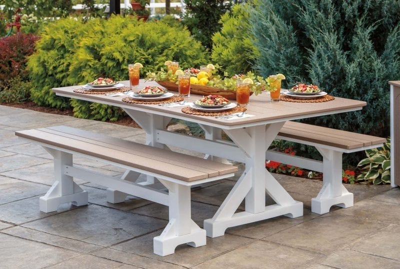 Casual Comfort Picnic Collection Harvest Table and Benches $2499